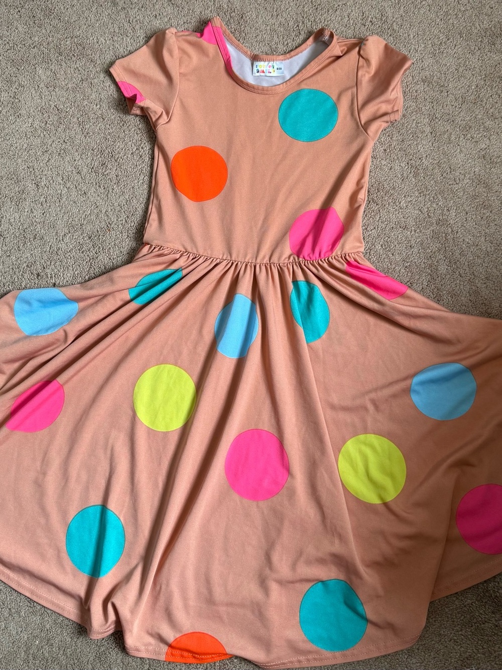 Dot Dot Smile Polka Dot Twirl Dress Size 8/10
